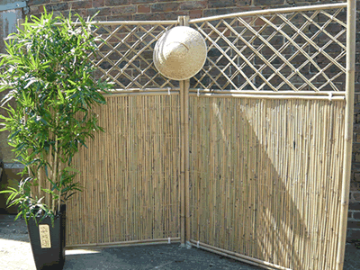 Bamboo panels for event hire